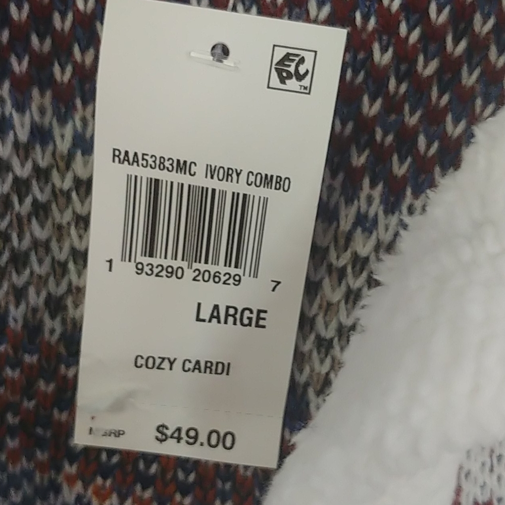 Grave Fame Womens Aztec Cozy Cardigan - Picture 3 of 5